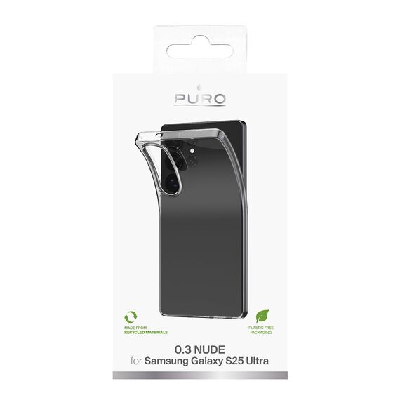 Silicone Case Puro 03 Nude for Samsung Galaxy S25 Ultra - Transparent - Uncategorized Cases (2) - Cases - Techbox