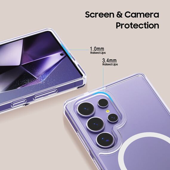 Tech-Protect FlexAir Hybrid MagSafe Case for Samsung Galaxy S25 Ultra - Clear | Techbox