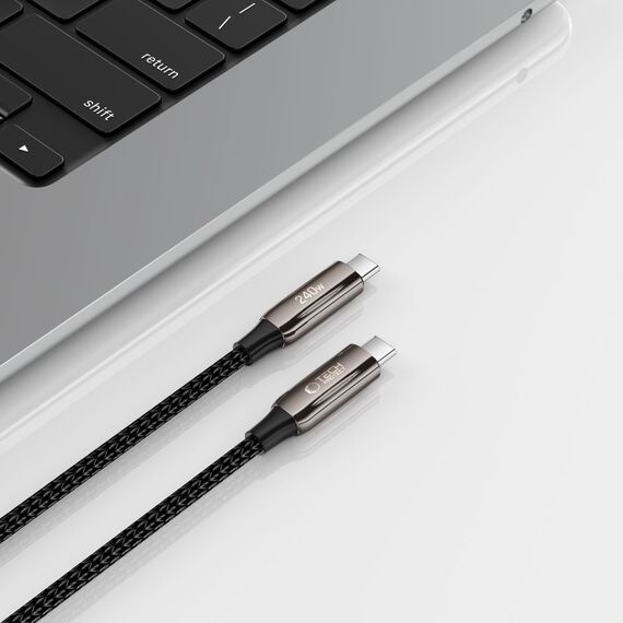Tech-Protect UB10T Ultraboost USB-C PD240W/QC4.0 Cable 100cm - Black | Techbox