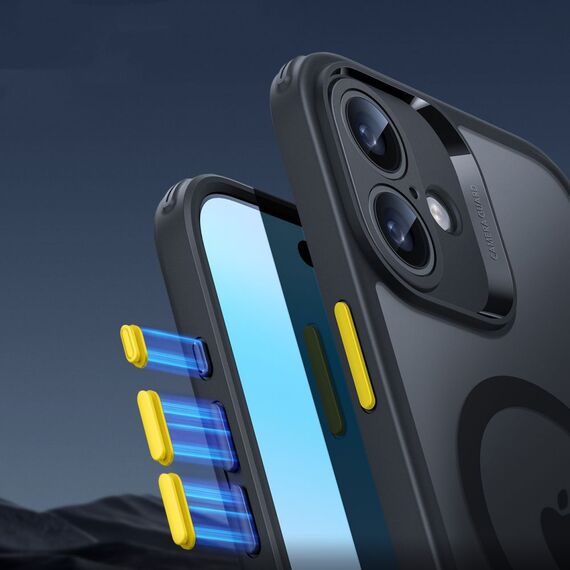ESR Classic Pro Set Halolock MagSafe case for iPhone 16 - black - Apple Cases - Cases - Techbox