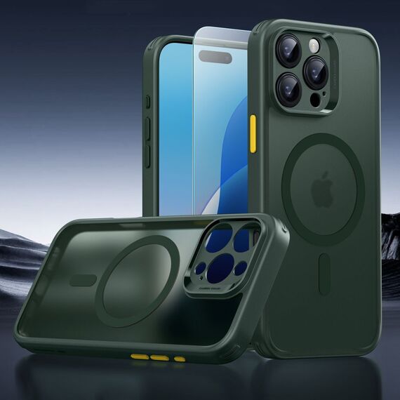 ESR Classic Pro Set Halolock MagSafe Case for iPhone 16 Pro Max - Green - Apple Cases - Cases - Techbox