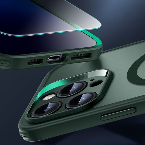 ESR Classic Pro Set Halolock MagSafe Case for iPhone 16 Pro Max - Green - Apple Cases - Cases - Techbox