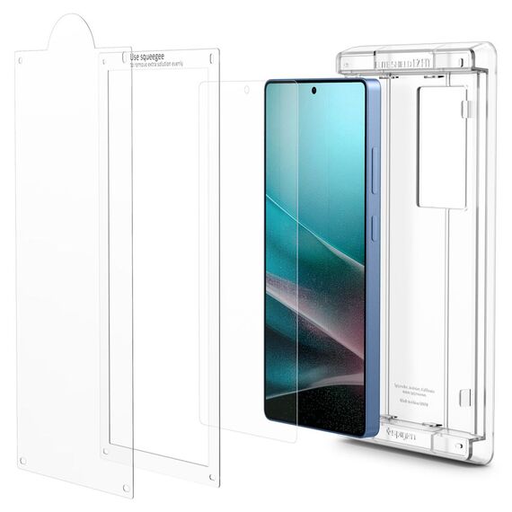 Spigen Elite Shield EZ FIT Hybrid Glass for Samsung Galaxy S25 Ultra - Transparent