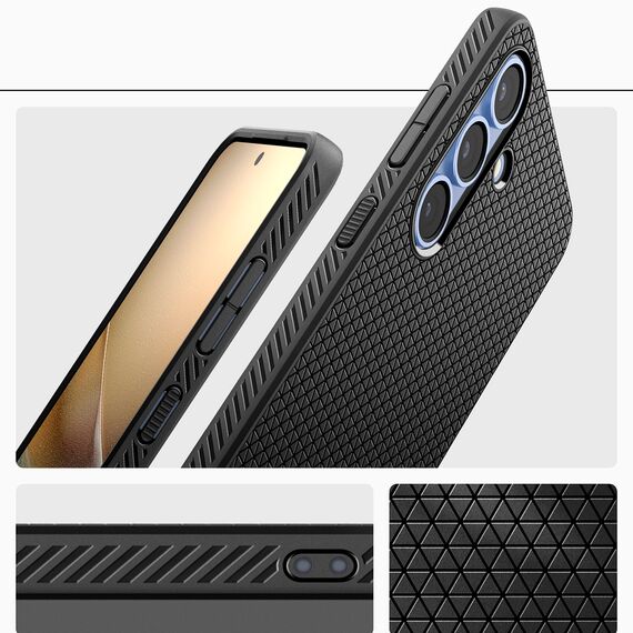 Spigen Liquid Air Case for Samsung Galaxy S25 - Matte Black - Samsung Cases - Cases - Techbox