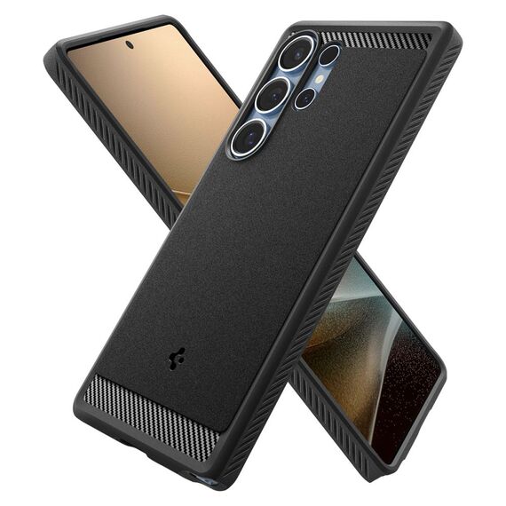 Spigen Rugged Armor Mag Case for Samsung Galaxy S25 Ultra - Black - Samsung Cases - Cases - Techbox