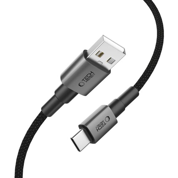 Tech-Protect UltraBoost DNA USB-A / USB-C Cable 15W/3A 200cm - Gray - Cables & Adapters - Cables & Accessories - Techbox