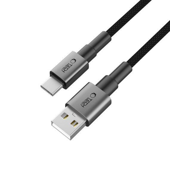 Tech-Protect UltraBoost DNA USB-A / USB-C Cable 15W/3A 200cm - Gray - Cables & Adapters - Cables & Accessories - Techbox