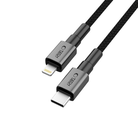 Tech-Protect UltraBoost DNA USB-C / Lightning PD27W/3A cable 100 cm - gray - Cables & Adapters - Cables & Accessories - Techbox