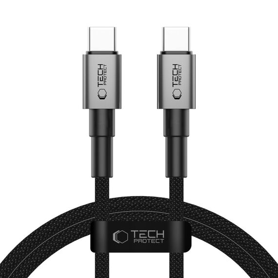 Tech-Protect UltraBoost DNA USB-C PD100W/5A Cable 100cm - Gray - Cables & Adapters - Cables & Accessories - Techbox
