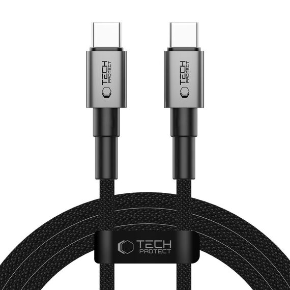 Tech-Protect UltraBoost DNA USB-C PD100W/5A Cable 200cm - Gray - Cables & Adapters - Cables & Accessories - Techbox