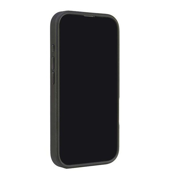 Audi Genuine Leather MagSafe iPhone 16 6.1" black-red hardcase AU-TPUPCMIP16-R8/D3-RD