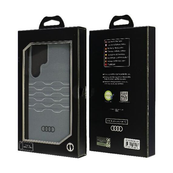 Audi IML Geometric Pattern Case S24 Ultra S928 gray/gray hardcase AU-IMLS24U-A6/D3-GY