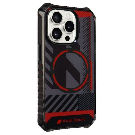 Audi IML Sport MagSafe Case iPhone 15 Pro 6.1" black/black hardcase AU-IMLMIP15P-RSQ/D2-BK - Uncategorized Cases (2) - Cases - Techbox