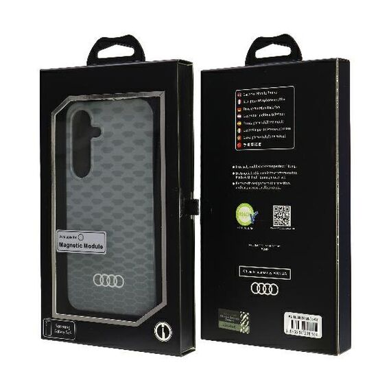 Audi IML Stitching Pattern MagSafe Case S24 S921gray/gey hardcase AU-IMLMS24-Q5/D3-GY