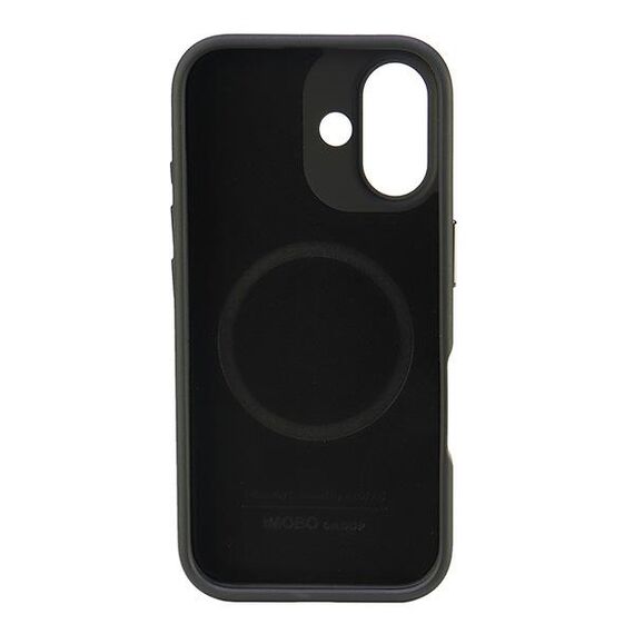 Audi Synthetic Leather MagSafe iPhone 16 6.1" black/black hardcase AU-TPUPCMIP16-GT/D3-BK