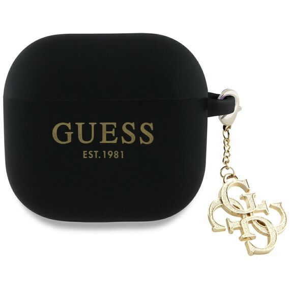 Guess 4G Charm Case for AirPods 4 - Black - Smartphone Accessories - Cables & Accessories - Techbox