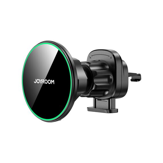 Joyroom JR-ZS412 holder with Qi2 15W charger, car, for air vent - black - Smartphone Holders - Smartphones - Techbox