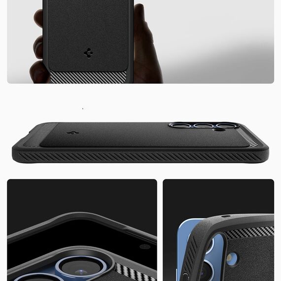 Spigen Rugged Armor Mag MagSafe Case for Samsung Galaxy S25 - Matte Black | Techbox