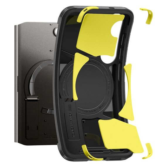 Spigen Tough Armor MagSafe case for Samsung Galaxy S25 - black - Samsung Cases - Cases - Techbox