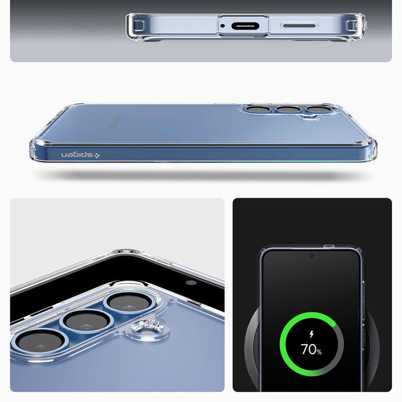 Spigen Ultra Hybrid Case for Samsung Galaxy S25 - Clear - Samsung Cases - Cases - Techbox