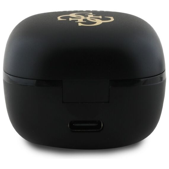 Guess Bluetooth headphones GUTWSJ144ESK TWS + docking station black/black Iridescent 4G Printed Logo