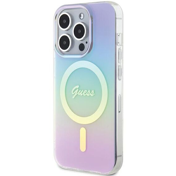 Guess GUHMP15LHITSU iPhone 15 Pro 6.1" purple/purple hardcase IML Iridescent MagSafe