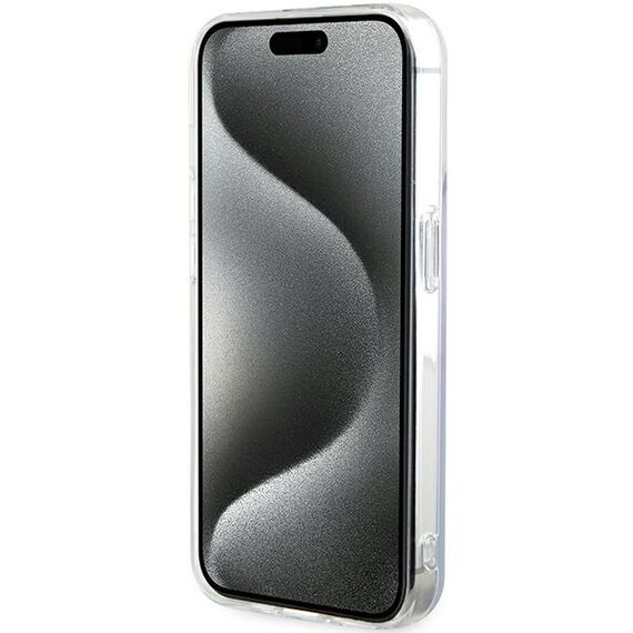 Guess GUHMP15XHITSU iPhone 15 Pro Max 6.7" purple/purple hardcase IML Iridescent MagSafe