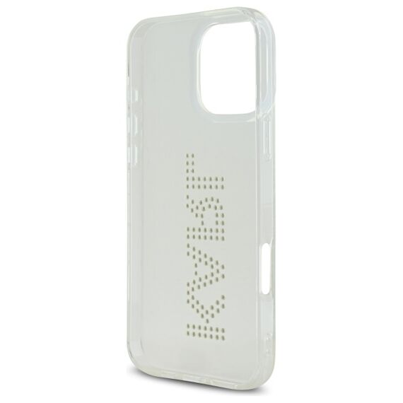 Karl Lagerfeld KLHCP16XHKLSTDCT iPhone 16 Pro Max 6.9" Clear Hard Case IML Rhinestones Logo - Apple Cases - Cases - Techbox