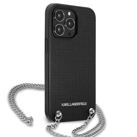 Karl Lagerfeld Monogram Plaque Case for iPhone 13 Pro / 13 6.1" - Blackx - Uncategorized Cases (2) - Cases - Techbox