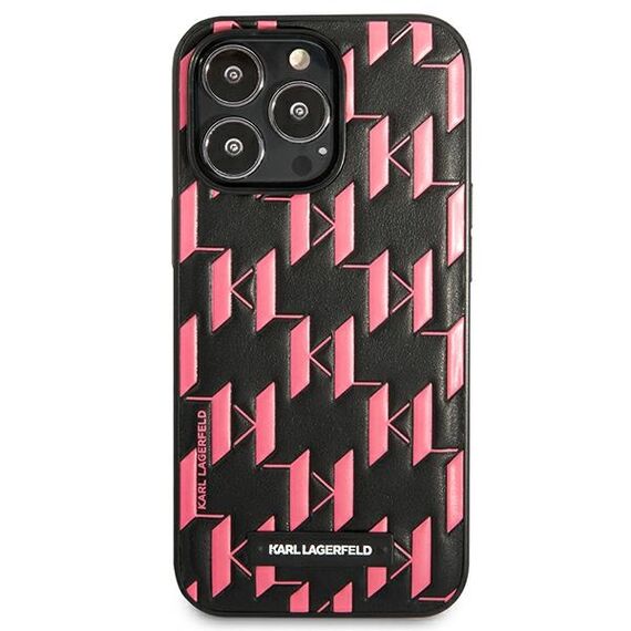 Karl Lagerfeld Monogram Plaque iPhone 13 Pro Max 6.7" Case - Pink | Techbox