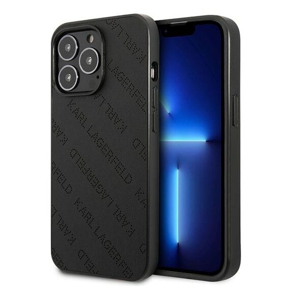 Karl Lagerfeld Perforated Allover Case for iPhone 13 Pro / 13 6.1" - Black - Uncategorized Cases (2) - Cases - Techbox