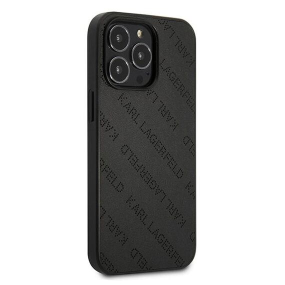 Karl Lagerfeld Perforated Allover Case for iPhone 13 Pro / 13 6.1" - Black - Uncategorized Cases (2) - Cases - Techbox