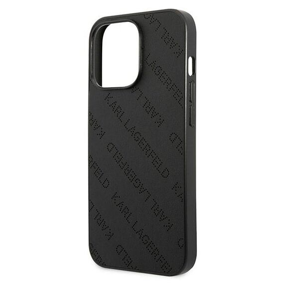 Karl Lagerfeld Perforated Allover Case for iPhone 13 Pro / 13 6.1" - Black - Uncategorized Cases (2) - Cases - Techbox