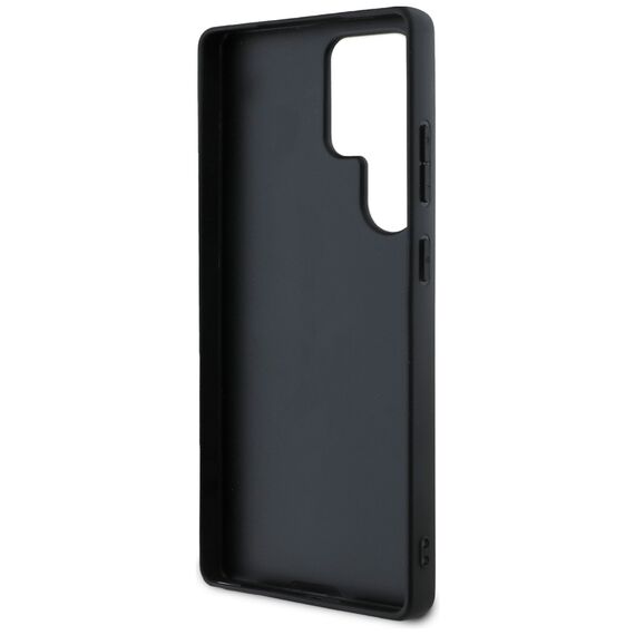 Guess Fixed Glitter Big 4G Metal Logo case for Samsung Galaxy S25 Ultra black | Techbox