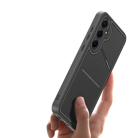 Dux Ducis Rafi II Case for Samsung Galaxy S25+ with Stand and Wallet - Black | Techbox