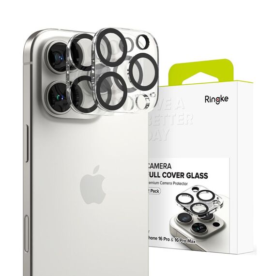 Ringke Camera Protector 2-pack Tempered Glass for iPhone 16 Pro / 16 Pro Max | Techbox