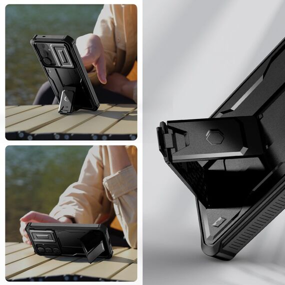 Tech-Protect Kevlar Cam+ Case for Samsung Galaxy S25+ - Black - Samsung Cases - Cases - Techbox