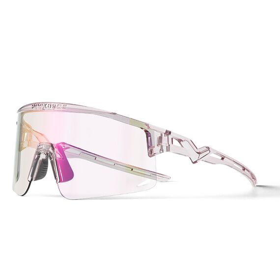 Rockbros Cycling Glasses Photochromic, with UV Protection and Corrective Insert, Clear - Purple | Techbox