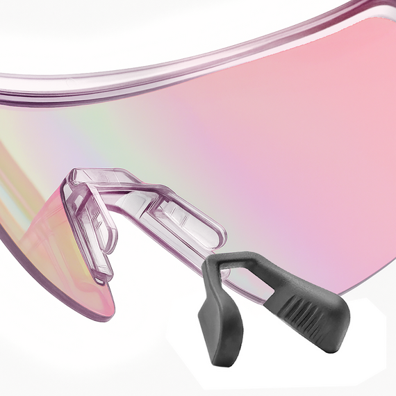 Rockbros Cycling Glasses Photochromic, with UV Protection and Corrective Insert, Clear - Purple | Techbox