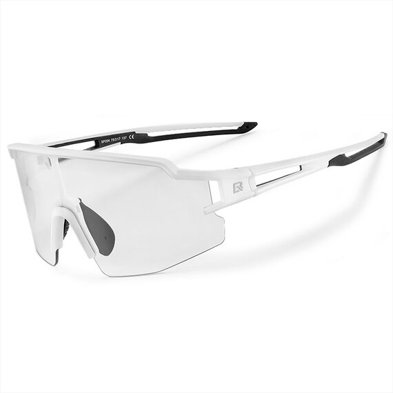 Rockbros Cycling Glasses Photochromic with UV Protection and Corrective Insert - White | Techbox