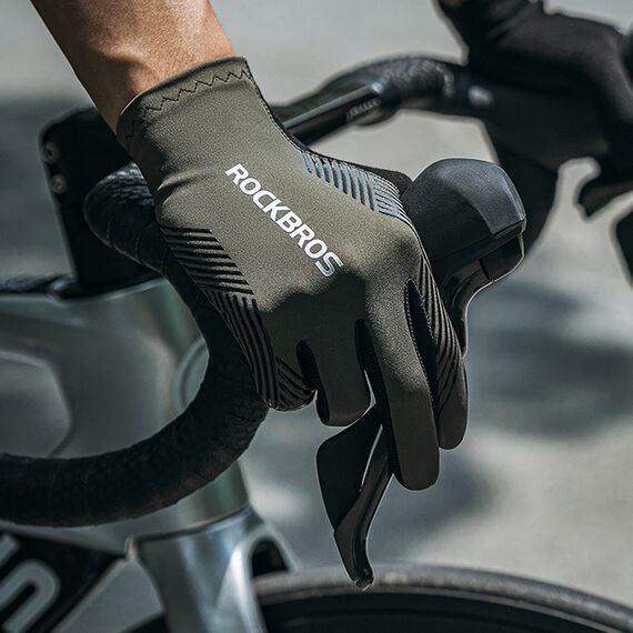 Rockbros cycling gloves spring/summer/autumn, full, size: S - green - Bicycle - Sports & Fitness - Techbox
