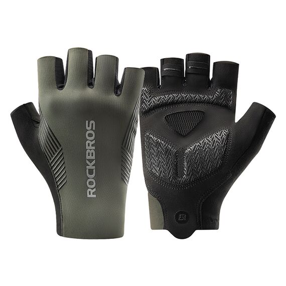 Rockbros cycling gloves spring/summer/autumn, short fingers, size: S - green - Bicycle - Sports & Fitness - Techbox