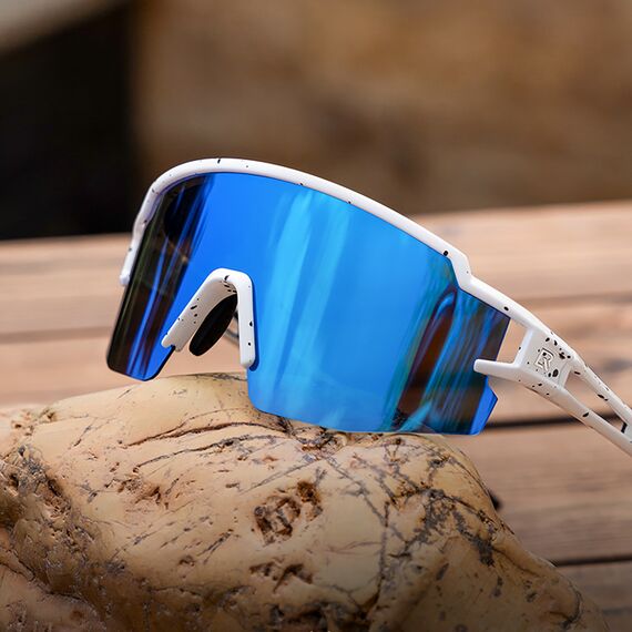 Rockbros Kids Cycling Glasses, Polarized, UV Protection, Children's - White | Techbox