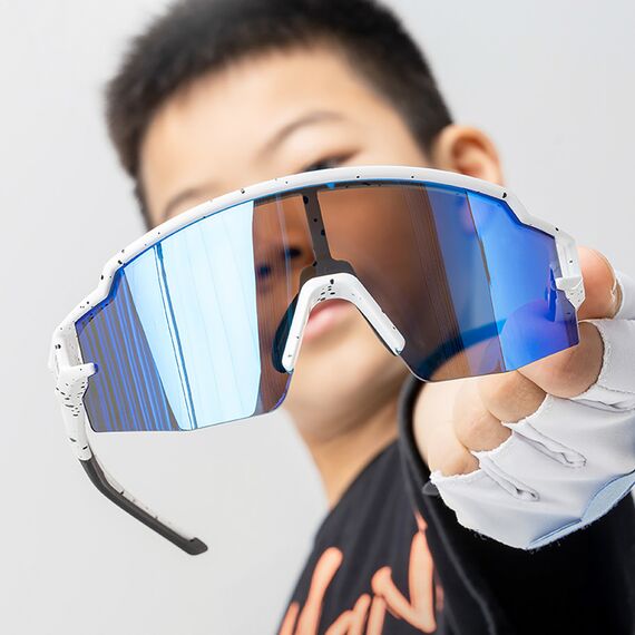 Rockbros Kids Cycling Glasses, Polarized, UV Protection, Children's - White | Techbox