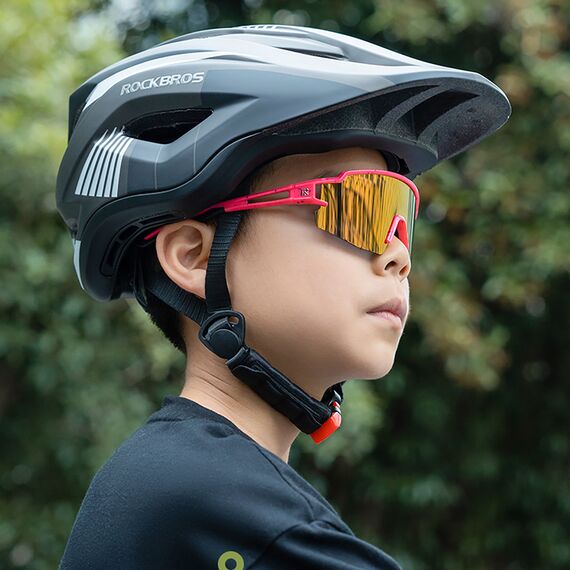 Rockbros Kids Polarized UV Cycling Glasses - Pink - Bicycle - Sports & Fitness - Techbox