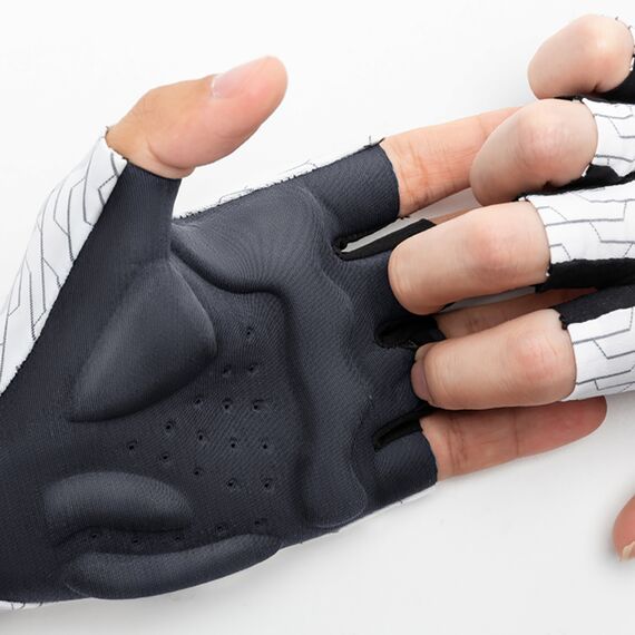 Rockbros MTB cycling gloves size: M - white and black - Bicycle - Sports & Fitness - Techbox