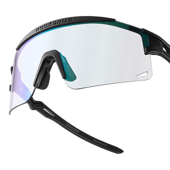 Rockbros Photochromic Cycling Glasses with UV Protection and Corrective Insert - Black | Techbox