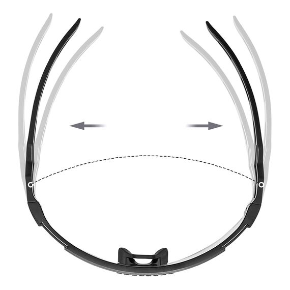 Rockbros Photochromic Cycling Glasses with UV Protection and Corrective Insert - Black | Techbox
