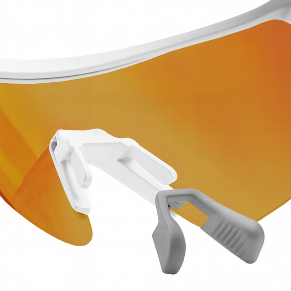 Rockbros Photochromic Cycling Glasses with UV Protection and Corrective Insert – White | Techbox