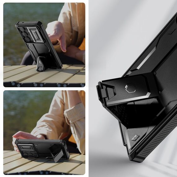 Tech-Protect Kevlar Cam+ Case for Samsung Galaxy S25 Ultra - Black | Techbox